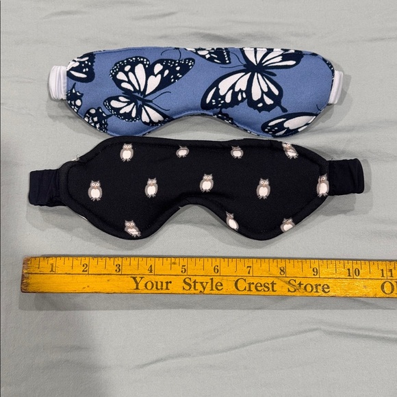 2 New Kate Spade sleep masks butterflies & owls - Picture 3 of 3